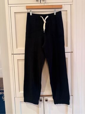 Brunello Cucinelli Black Ribbed Drawstring Joggers